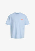 Jack & Jones JORNORREBRO TYPO TEE SS CN SN PLS - Print T-shirt - cashmere blue