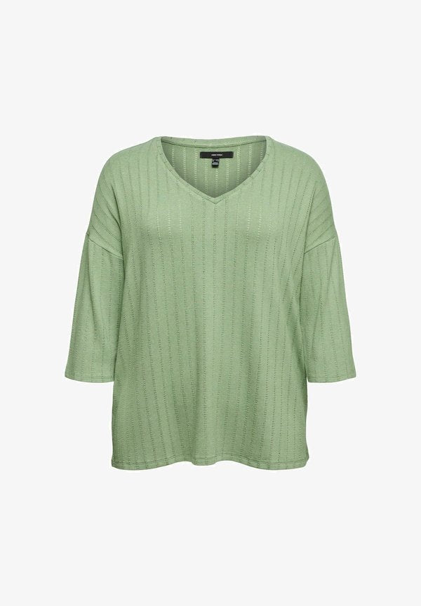 Vero Moda Curve Knitted VMCBRIANNAMIX Knitted - Jumper - mistletoe