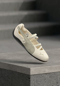 Puma SPEEDCAT BALLET  - Ankle strap ballerina shoes - alpine snow/black