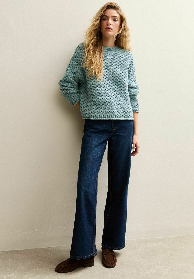 New Look MOSS STITCH CREW NECK