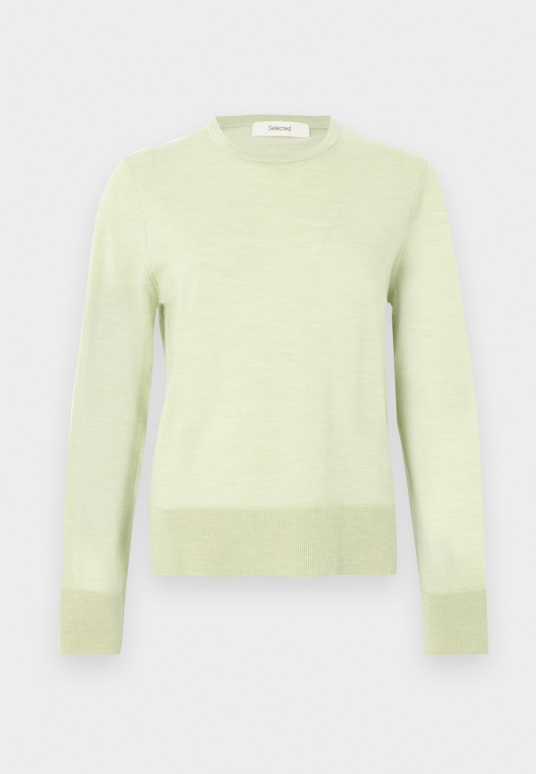 Selected SLFTHEA LS KNIT MERINO O-NECK NOOS