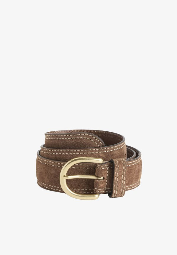 Levi's® OLIVIA CLASSIC FEATHER EDGE BELT CAVIAR - Belt - bracken - browns