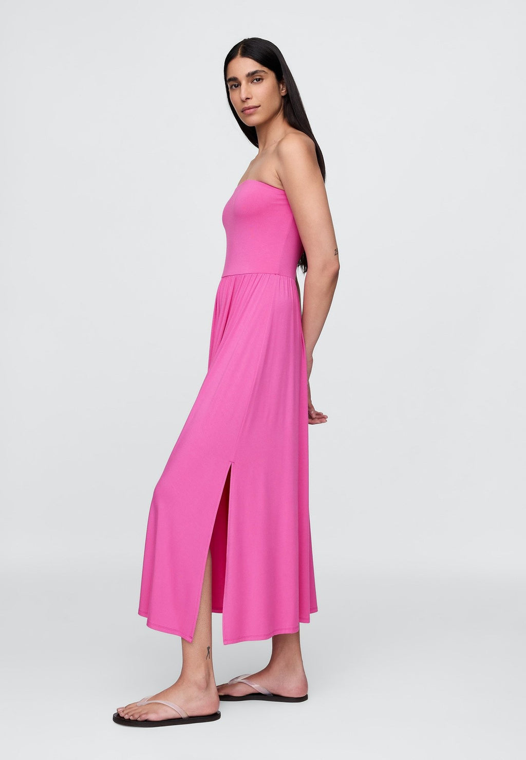 GAP STRAPLESS DROP WAIST DRESS
