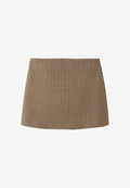 Mango A-line skirt - brown