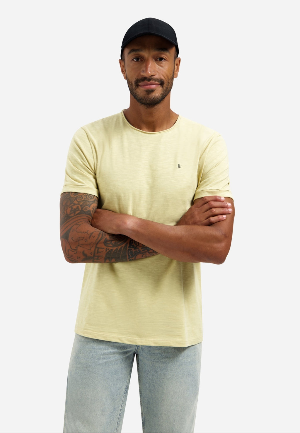 SLUB WITH ROUND NECK Media 3
