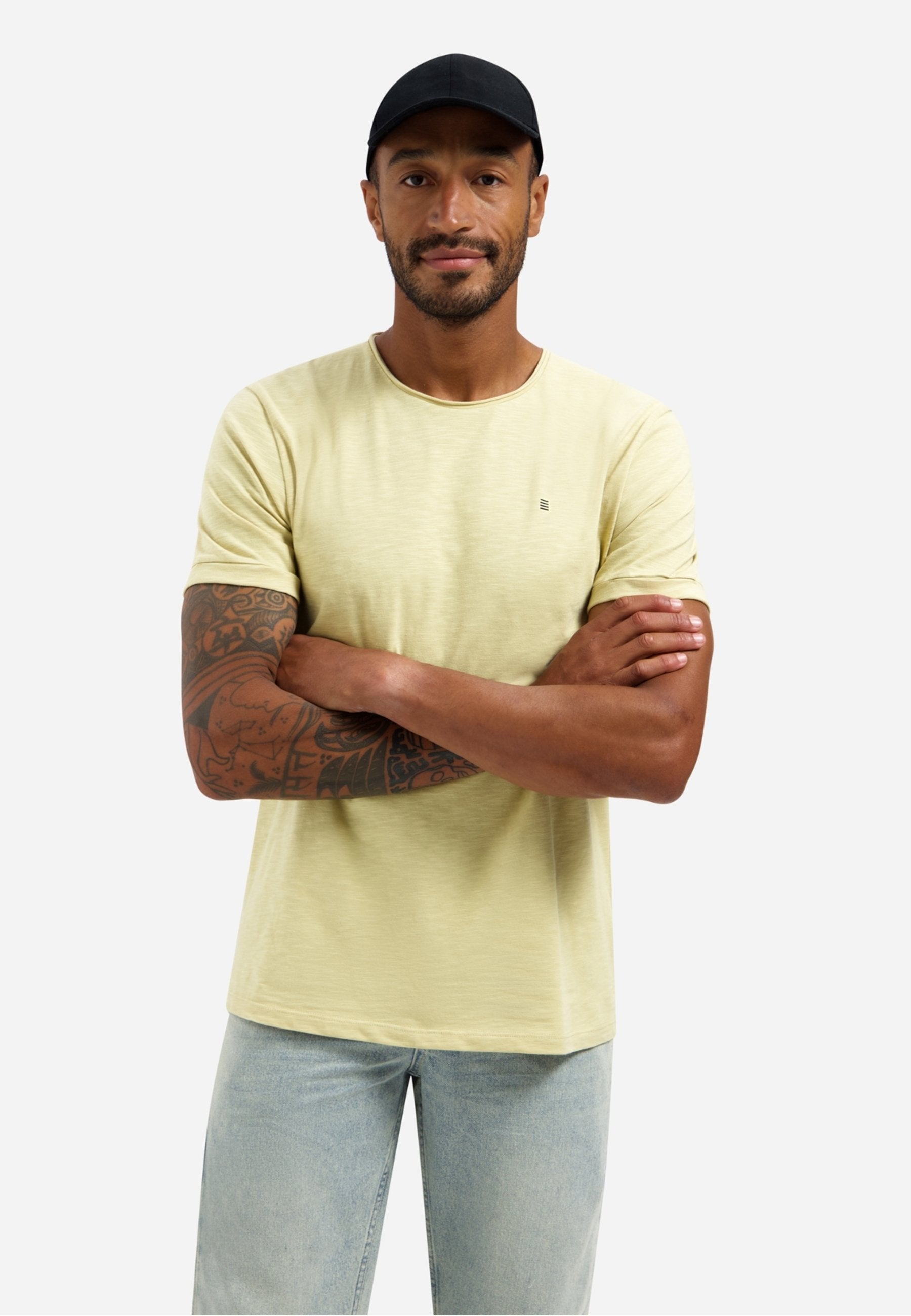SLUB WITH ROUND NECK Media 3