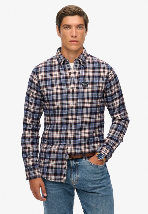 Superdry & Co Shirt - blue red check