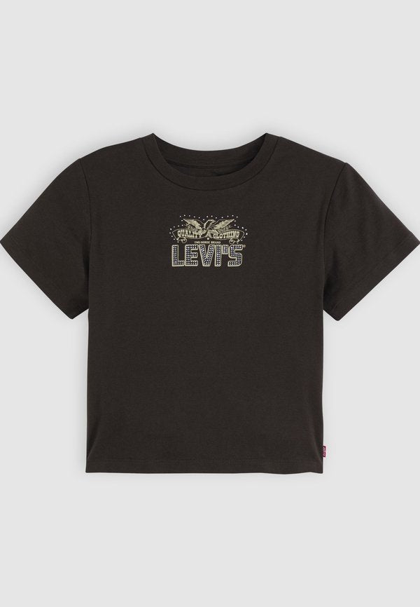 Levi's® ESSENTIAL SPORTY TEE - Print T-shirt - archival pirate black