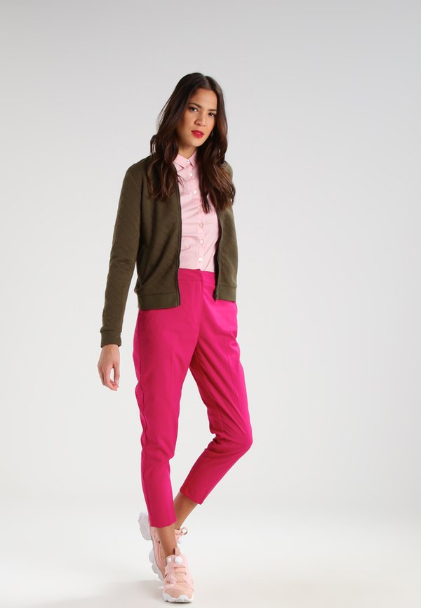 ONLY ONLJOYCE L/S BOMBER SWT NOOS - Zip-up sweatshirt - kalamata