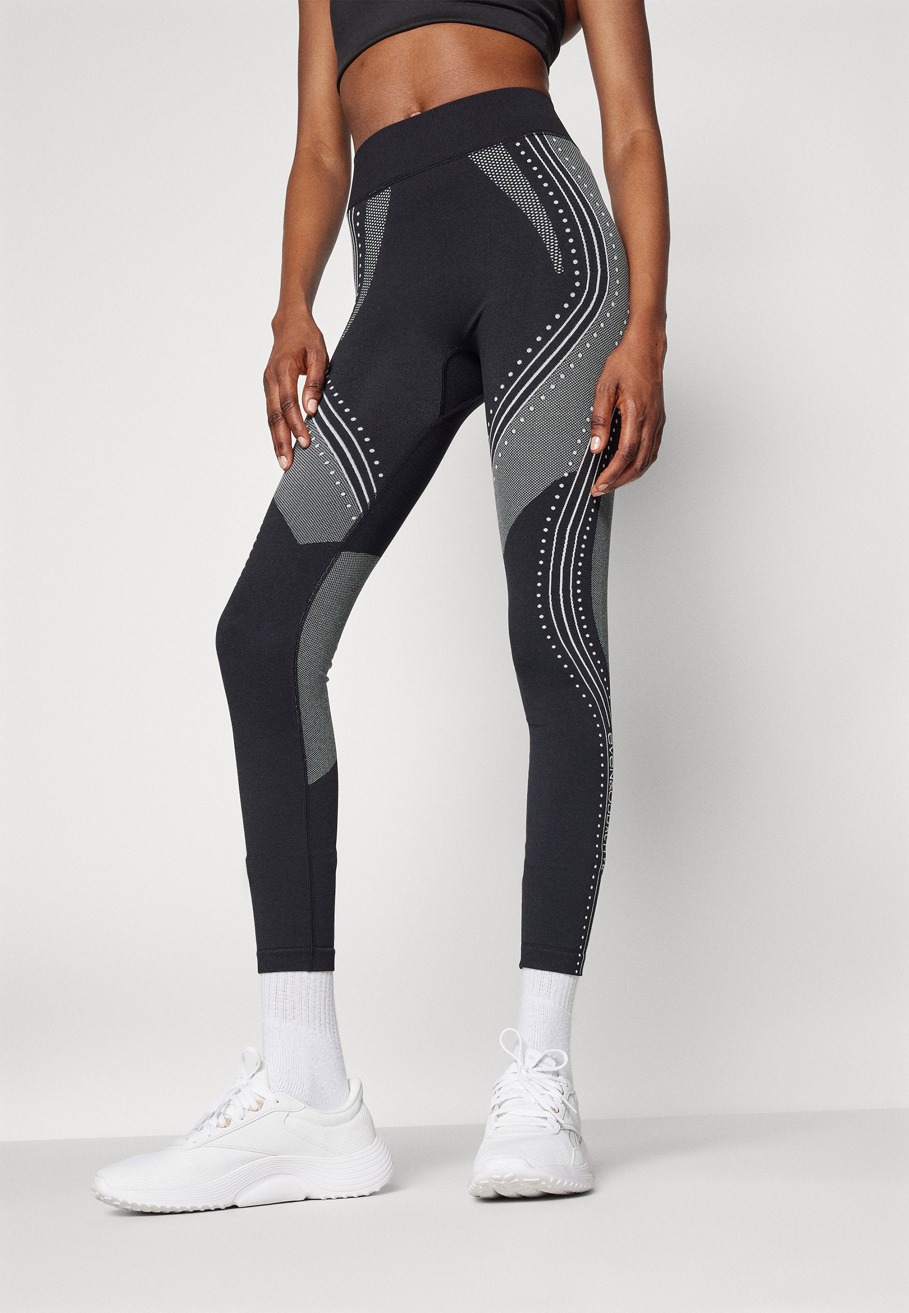 Even&Odd active FULL LENGTH HIGH RISE SEAMLESS LEGGINGS WITH CONTRAST PATTERN