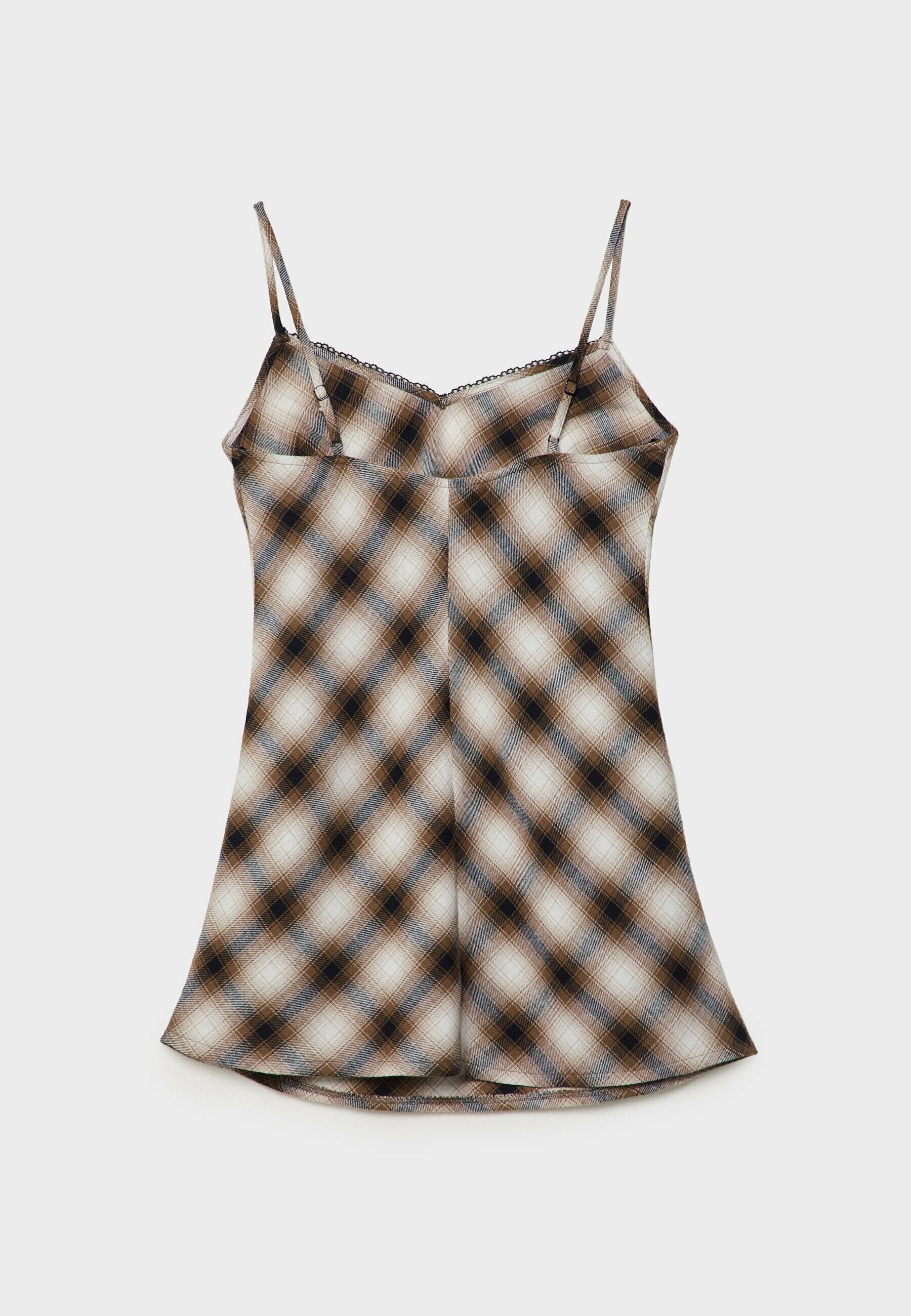 Stradivarius CHECKED STRAPPY