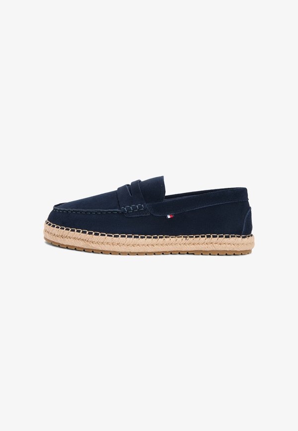 Tommy Hilfiger SUEDE FLEXIBLE SOLE ESPADRILLES - Espadrilles - desert sky
