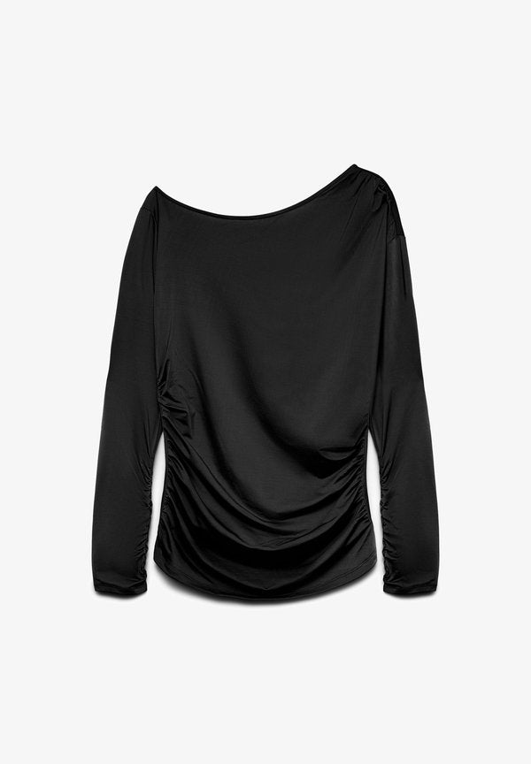 Vero Moda AWUDITA - Long sleeved top - black