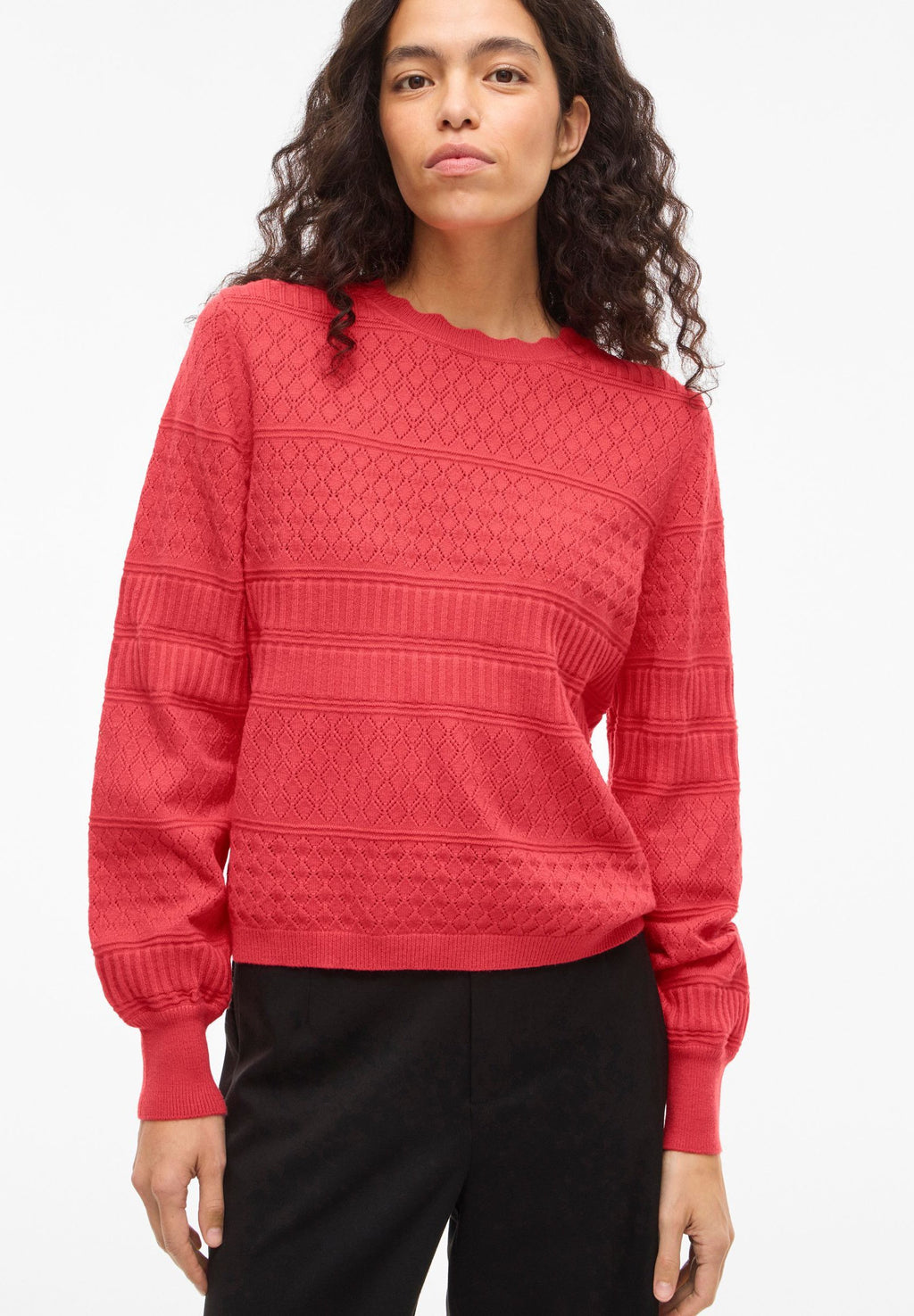 VILA Knitted VIMILOS Pointelle