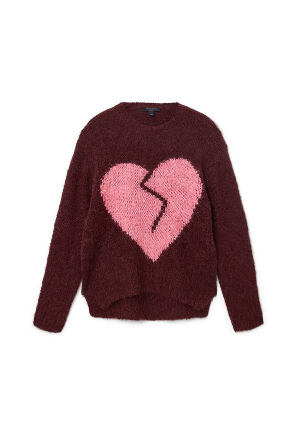 AllSaints LUVHEART CREW