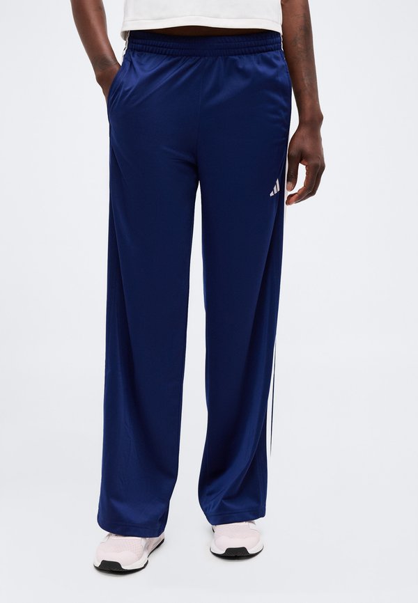 adidas Sportswear DAYREADY WIDE LEG TRACKPANTS - Tracksuit bottoms - dark blue