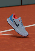 Nike Performance VAPOR LITE CLAY - Clay court tennis shoes - hydrogen blue/midnight navy/hot lava