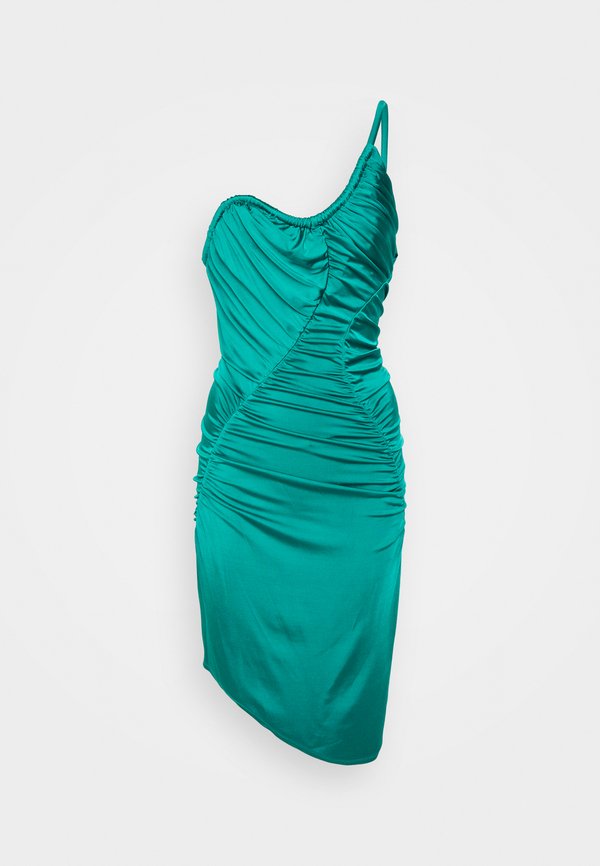 Et Ochs MARY CURVE RUCHED MIDI DRESS