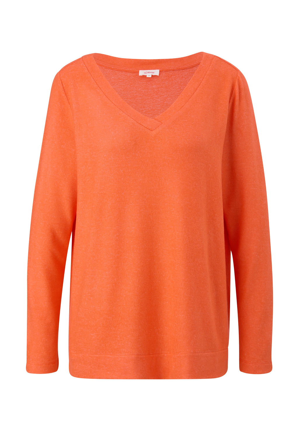 s.Oliver LONGSLEEVE AUS VISKOSEMIX