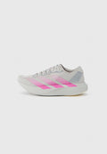 adidas Performance ADIZERO EVO SL WOVEN W - Road running shoes - grey/lucid fuchsia
