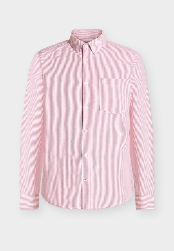 TOM TAILOR OXFORD - Shirt - chilli orange stripe