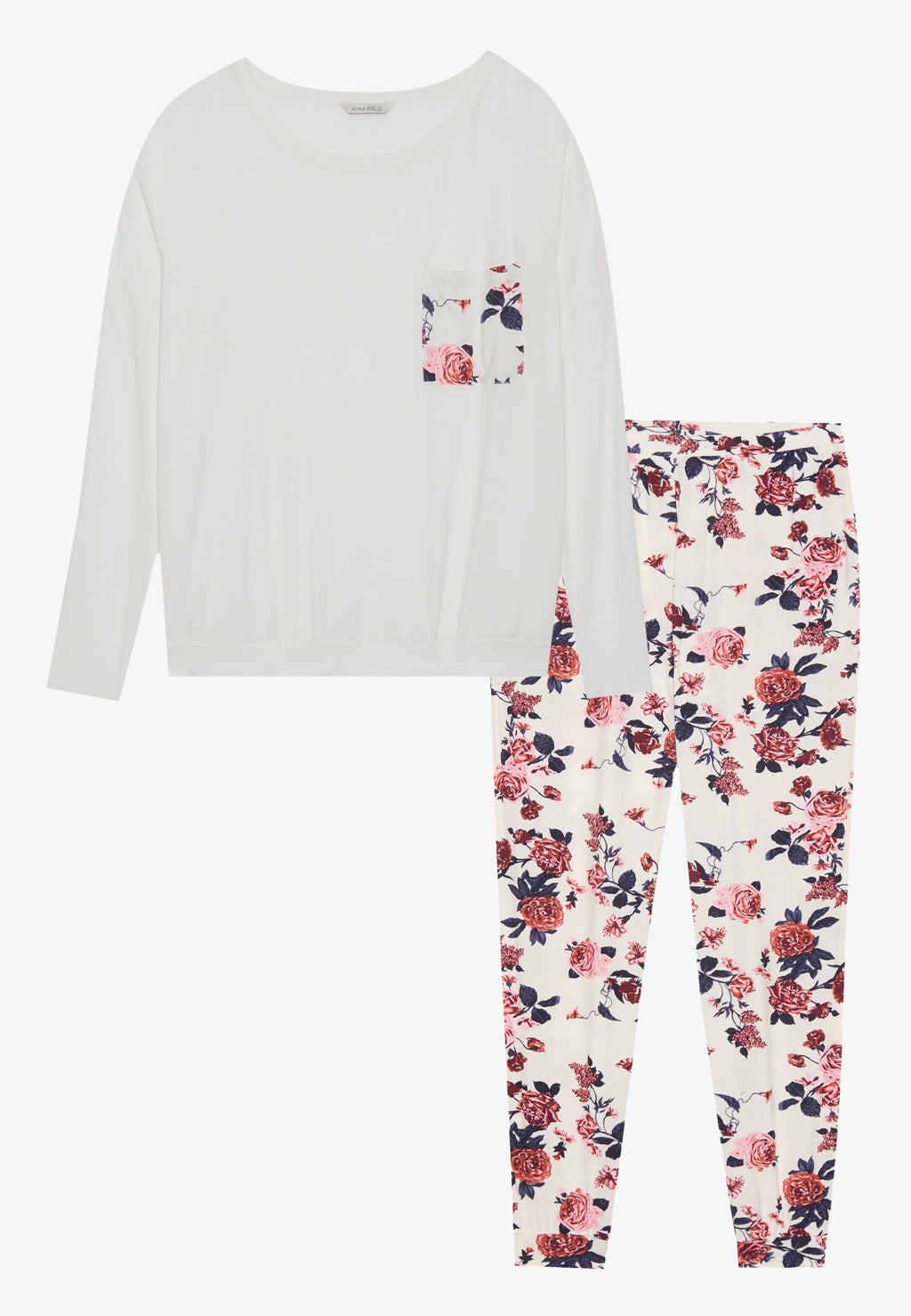 Anna Field FLORAL JERSEY SET