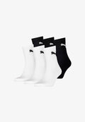 Puma UNISEX  6 PAAR - CREW  - Socks - weiß schwarz