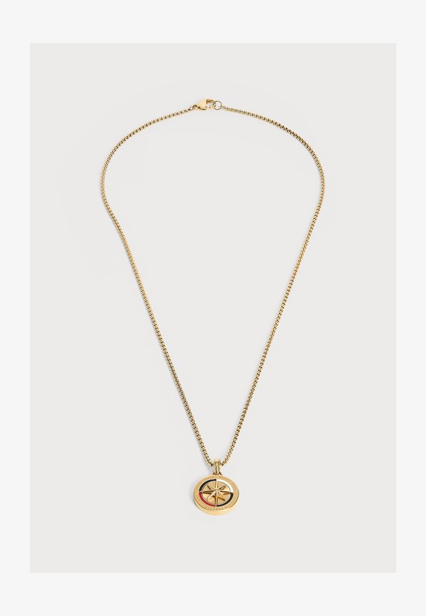 Tommy Hilfiger COMPASS - Necklace - gold-coloured
