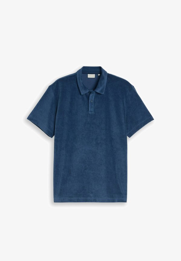 TOM TAILOR TOWELING POLO - Polo shirt - dark duck blue