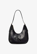 Calvin Klein BOLD CRESCENT BAG - Handbag - black