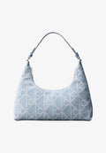 Calvin Klein EMBLEM - Handbag - light blue