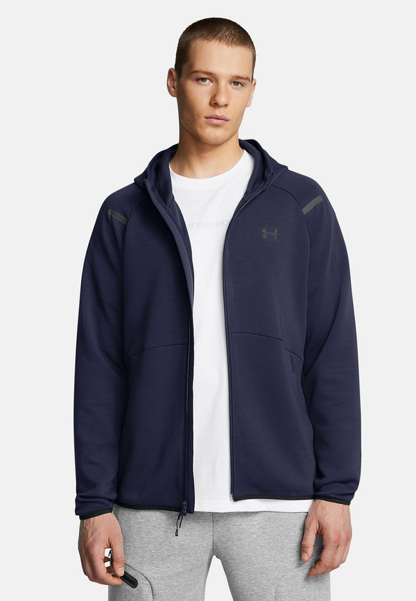 Under Armour UNSTOPPABLE FLEECE - Zip-up sweatshirt - midnight navy