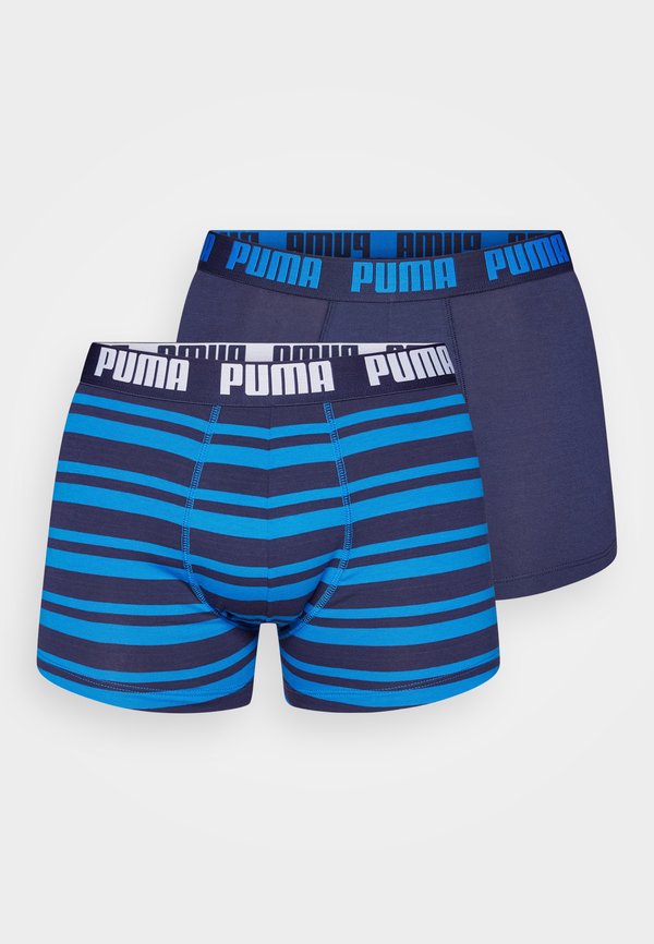 Puma MEN EVERYDAY HERITAGE STRIPE 2 PACK - Trunks - true blue combo