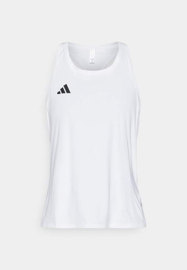 adidas Performance ADIZERO TANK - Top - white