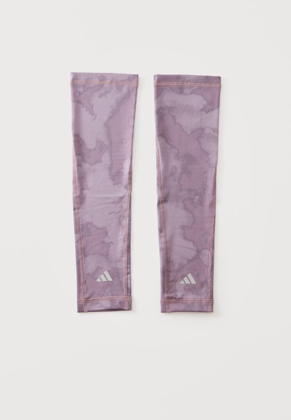 adidas Performance RUN SLEEVE UNISEX - Arm warmers - mauve/silver-coloured