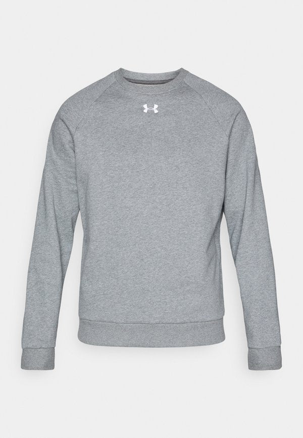 Under Armour RIVAL FLEECE - Sweatshirt - castlerock light heather