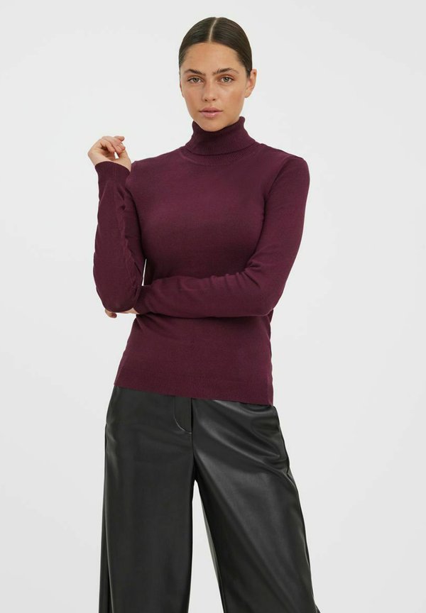 Vero Moda VMGLORY ROLLNECK - Jumper - winetasting