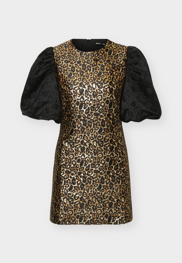 Sister Jane CHERIE LEOPARD JACQUARD MINI DRESS