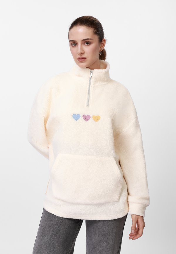 Even&Odd TEDDY QUARTER ZIP SWEATER