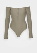 Good American HALF ZIP BODY
