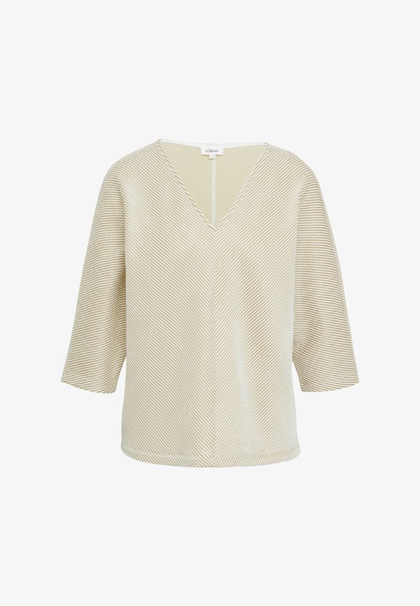 s.Oliver MIT FLEDERMAUSÄRMELN - Blouse - sandstein