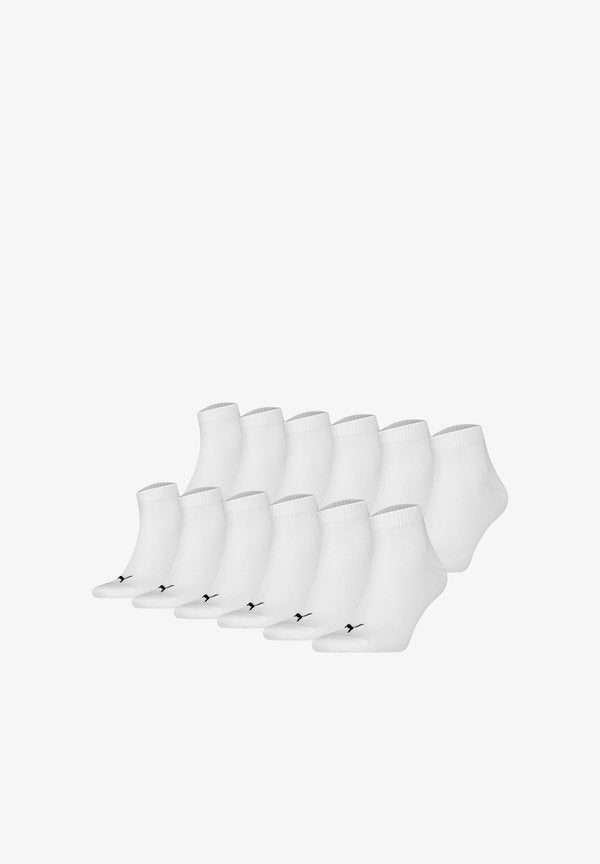 Puma UNISEX 12 PACK - Sneaker socks - weiß