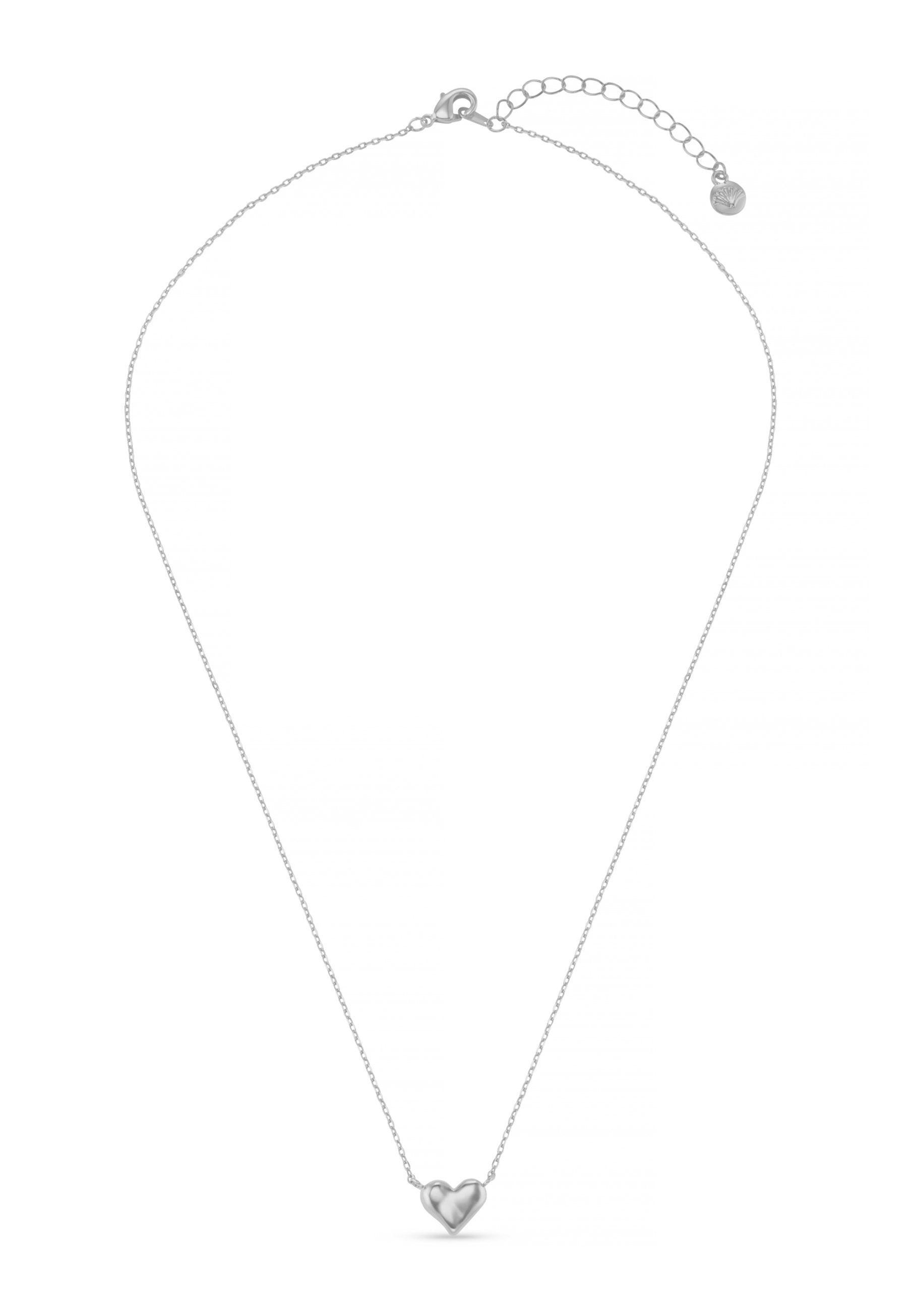 Orelia MOLTEN HEART STATIONED NECKLACE