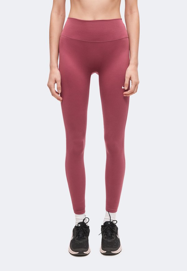 Nike Performance W NK DF ONE HR TIGHT USEAM - Leggings - pink smoke/white