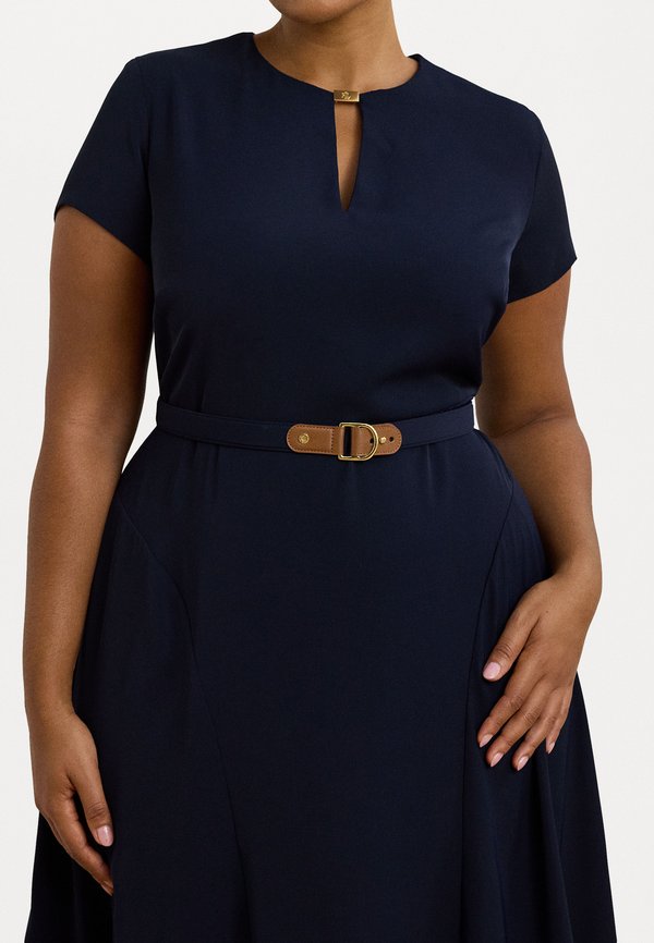 Lauren Ralph Lauren BELTED GEORGETTE DRESS