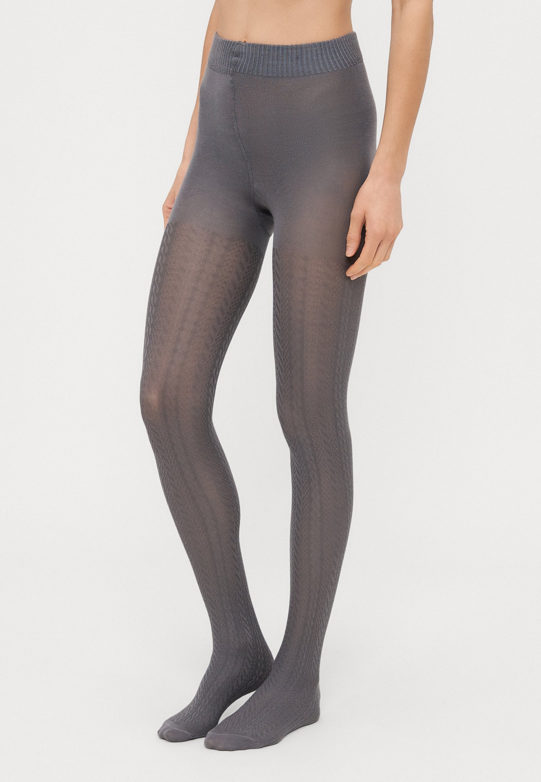 Anna Field SOFT MODAL BLEND CABLE KNIT TIGHTS 2 PACK