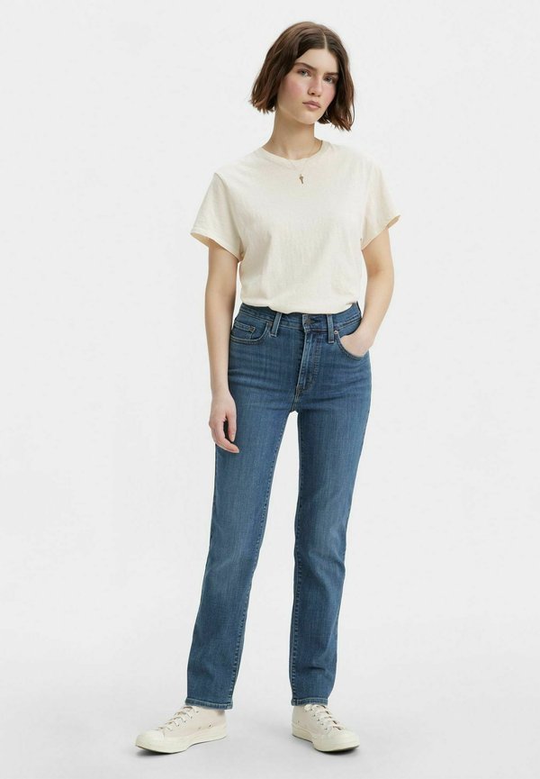 Levi's® 724® HIGH RISE STRAIGHT - Straight leg jeans - western white-0238
