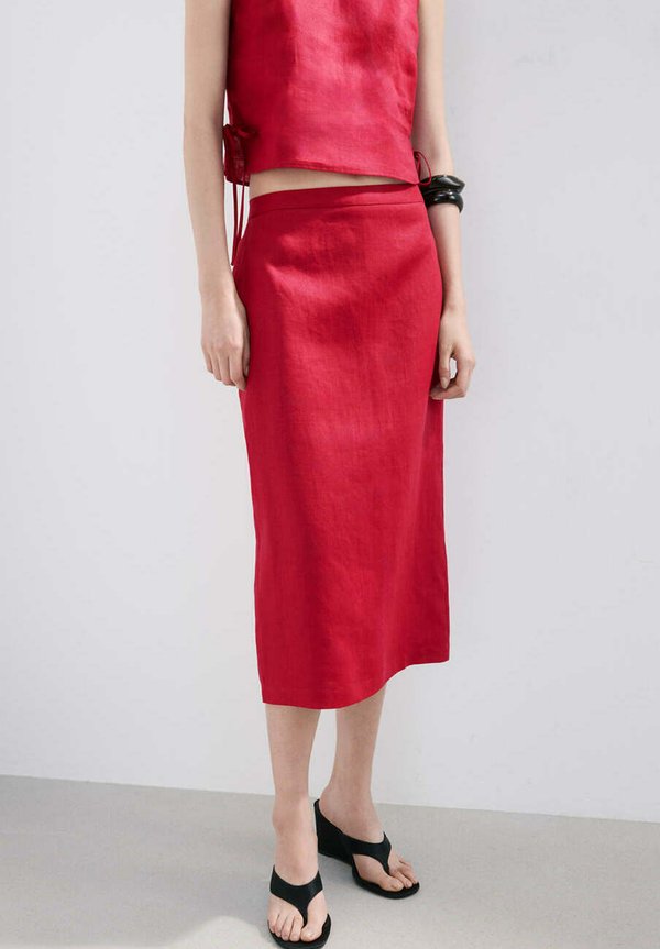 Mango ADULT - Pencil skirt - red
