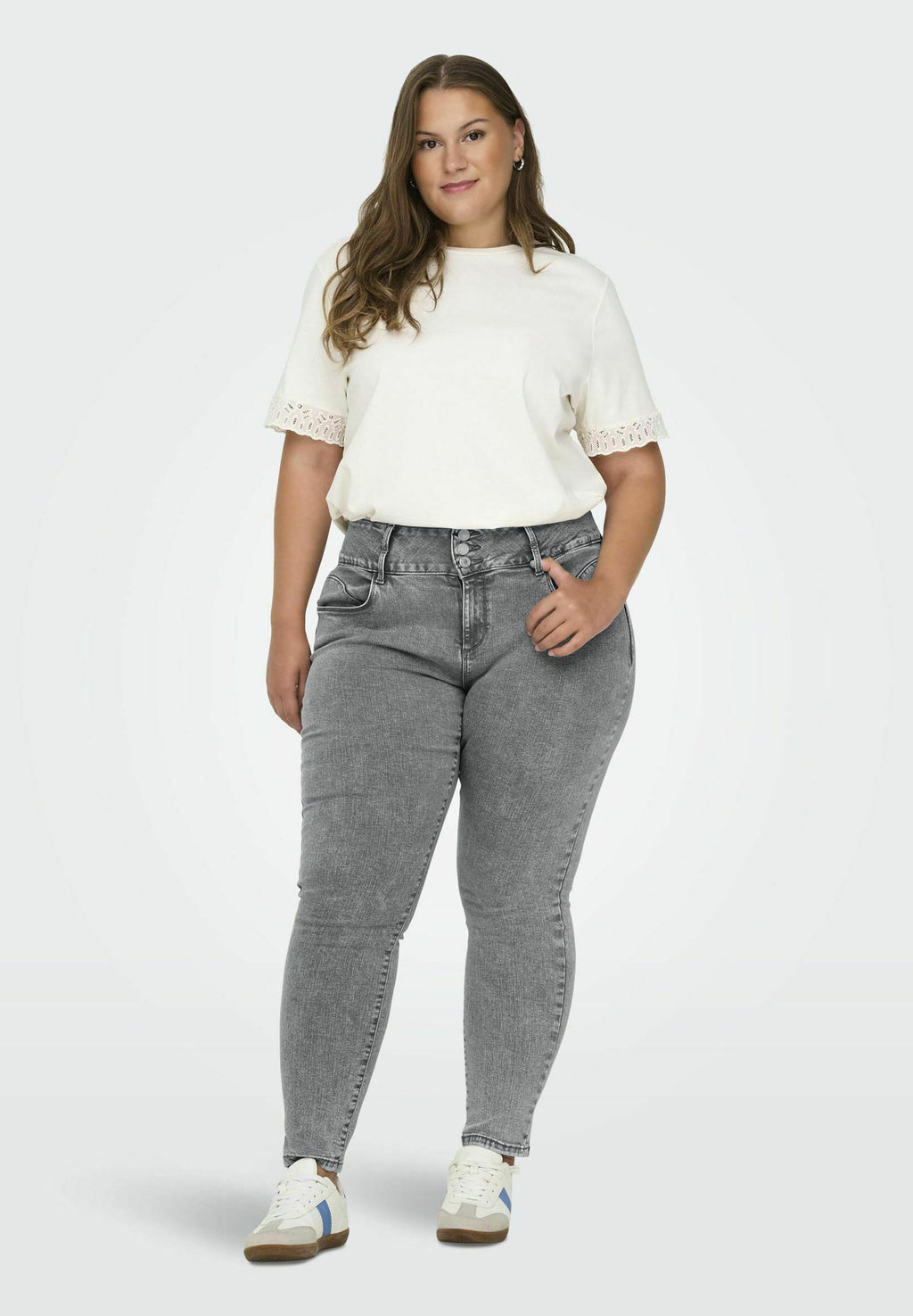Flared fit CARANNA Mid waist Skinny Media 2