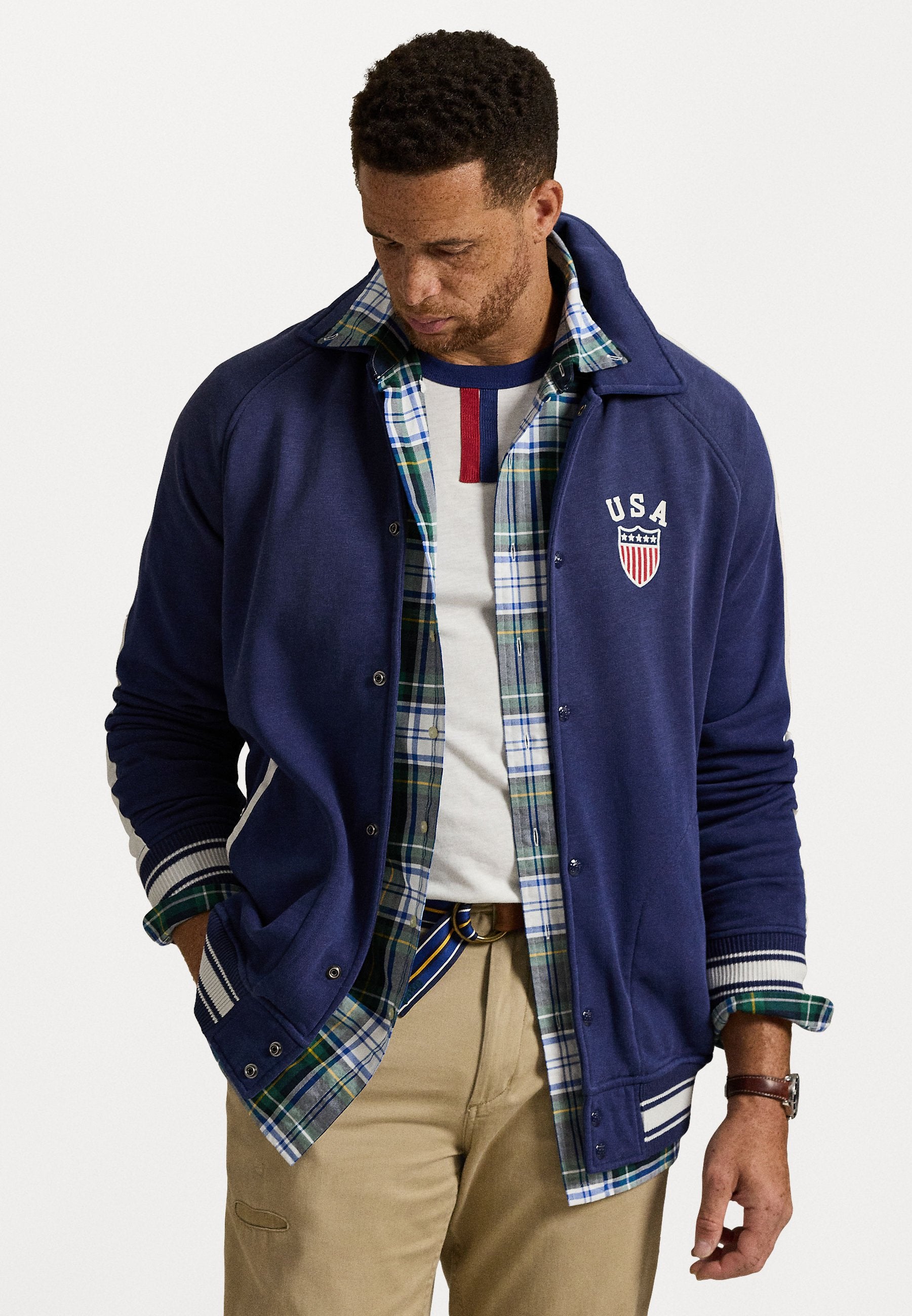 Polo Ralph Lauren Big & Tall FLEECE GRAPHIC JACKET